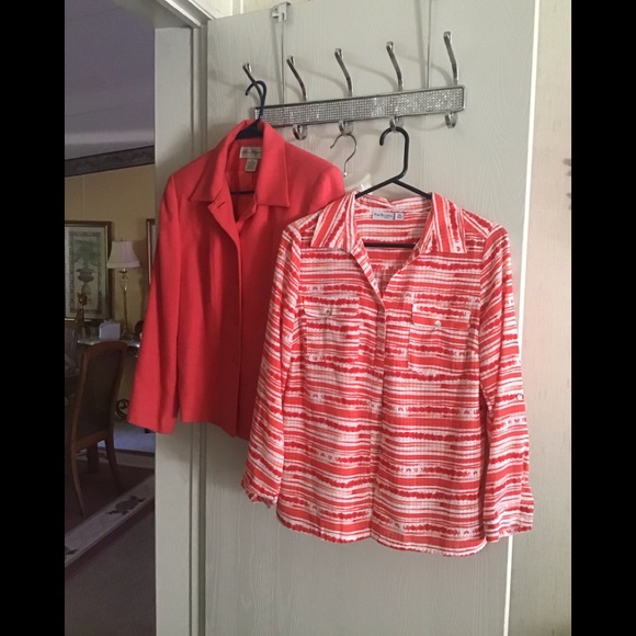 Kim Rogers Jacket bundle Size (10) & blouse PM bundle 2 piece match perfectly - Picture 1 of 12